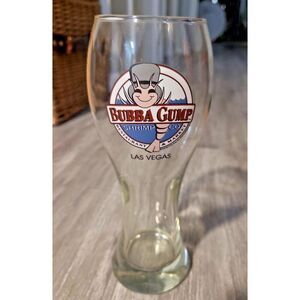 Bubba Gump Shrimp Co Pilsner Beer Glass Las Vegas Collectable Forest Gump